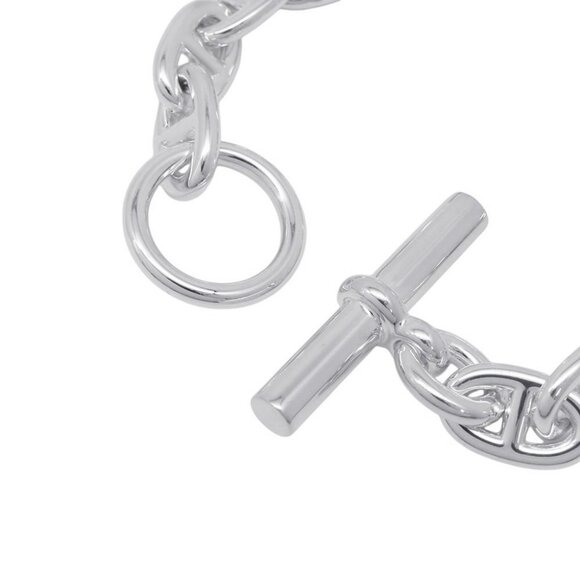 HERMES Chaine d'Ancre Bracelet 14 frames Size MM SV925 - Picture 3 of 8